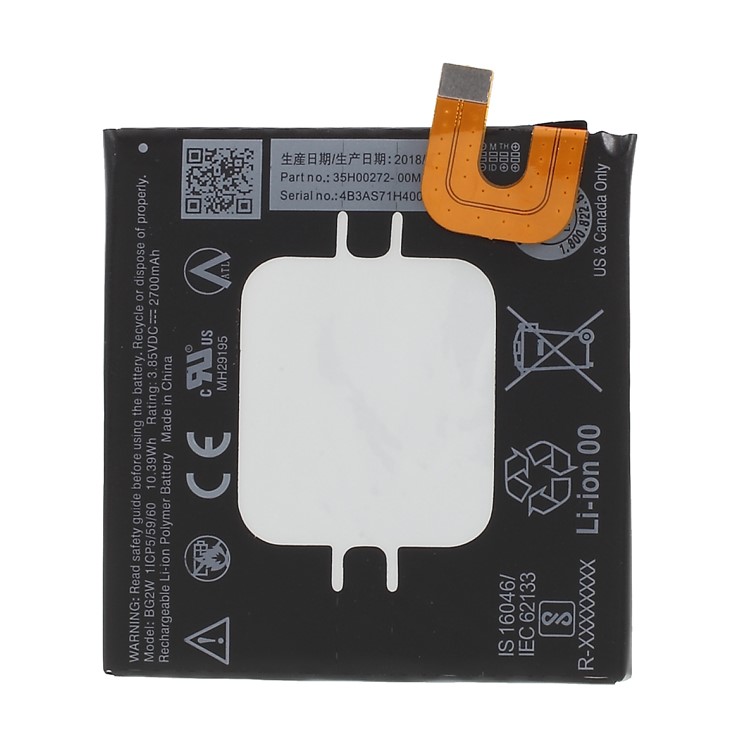 For Google Pixel 2 OEM BG2W Battery Replacement 2700mAh 3.85V-1