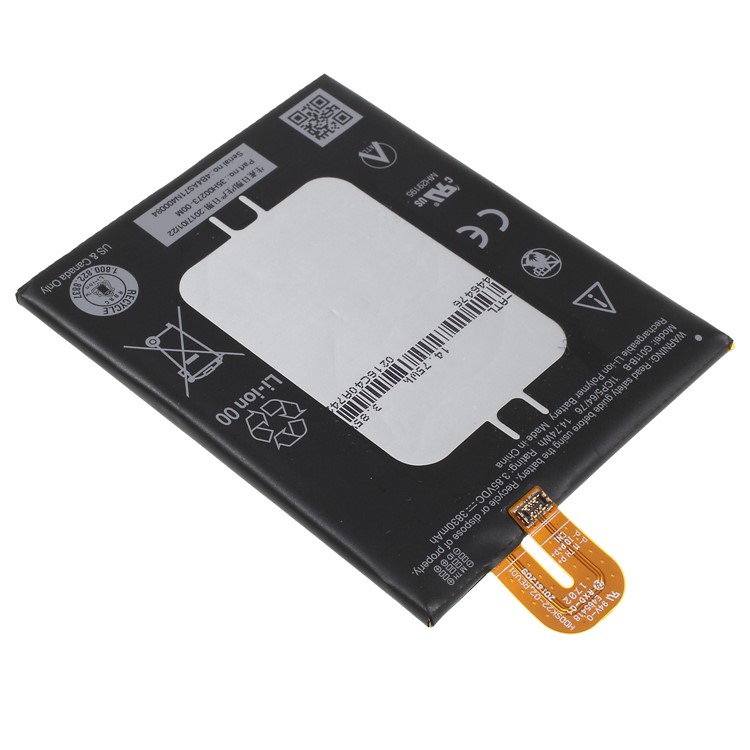 For Google Pixel 2 XL OEM G011B-B Battery Replacement 3830mAh 3.85V-3