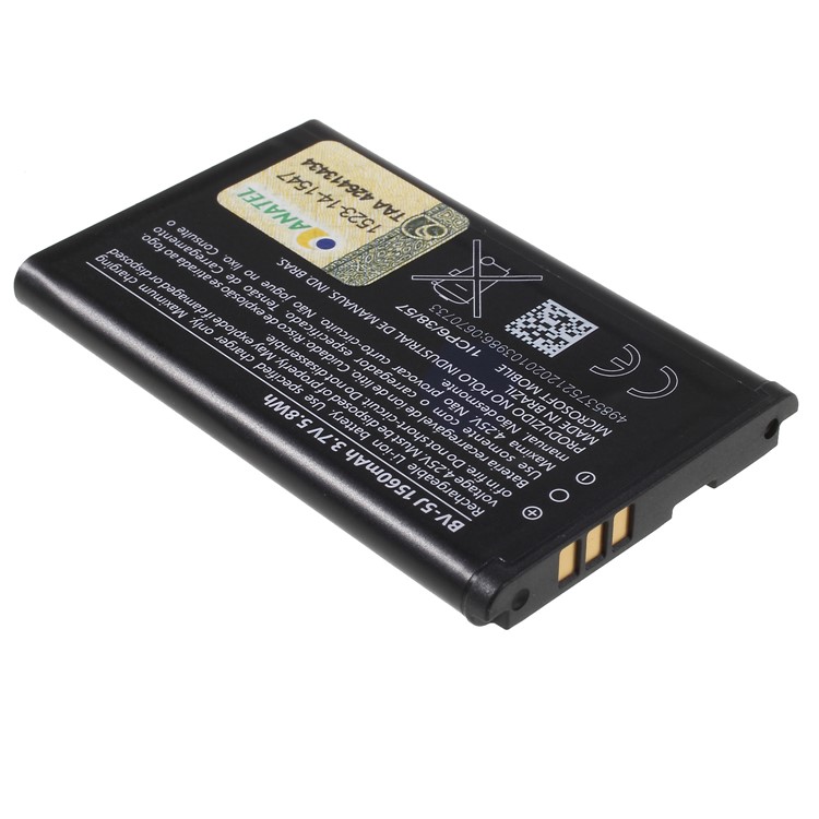 OEM BV-5J 3.7V 1560mAh Li-ion Battery for Nokia Lumia 435 / 532-3