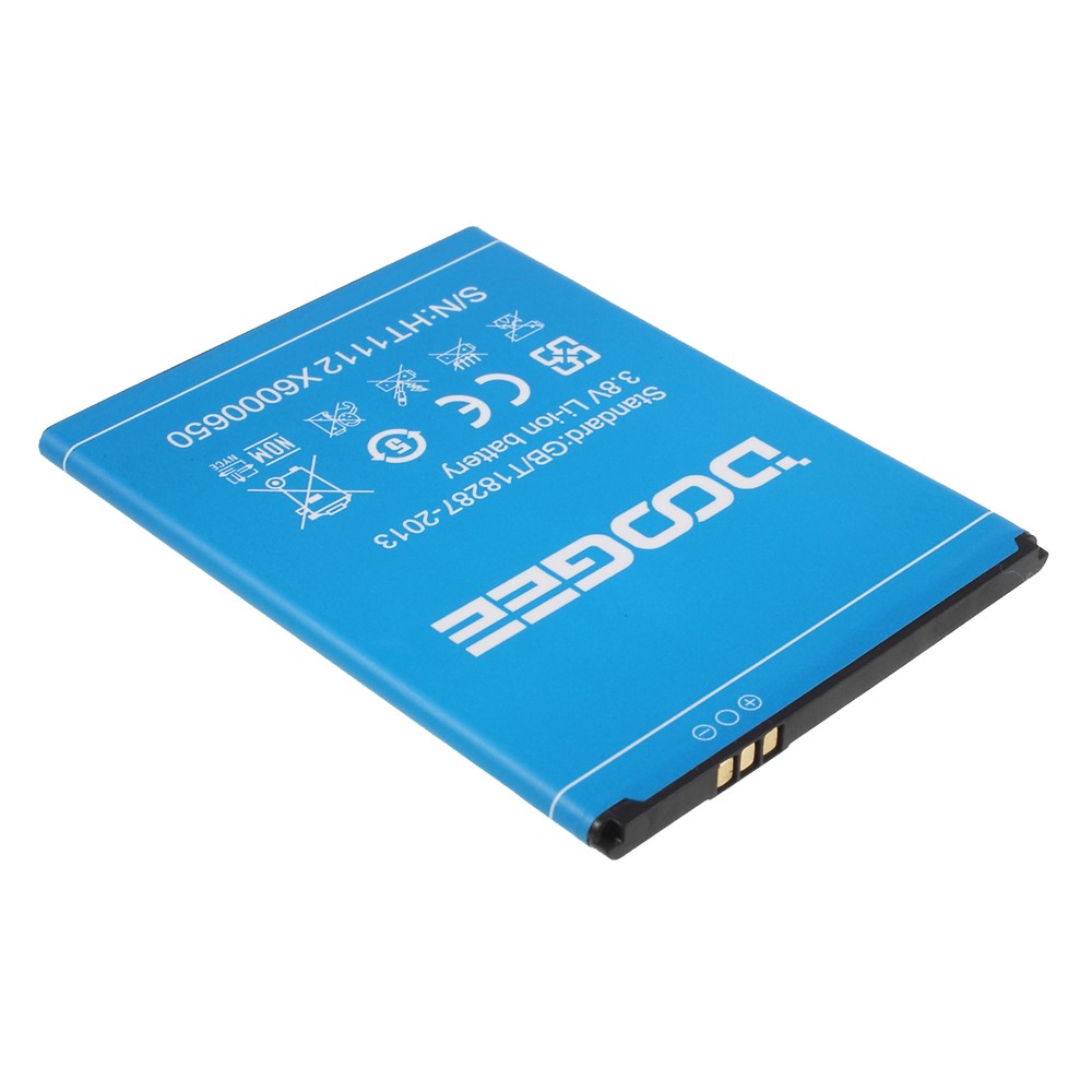 S/N: HT1112X6000650 Li-ion Battery for Doogee X6 (3000mAh)-3