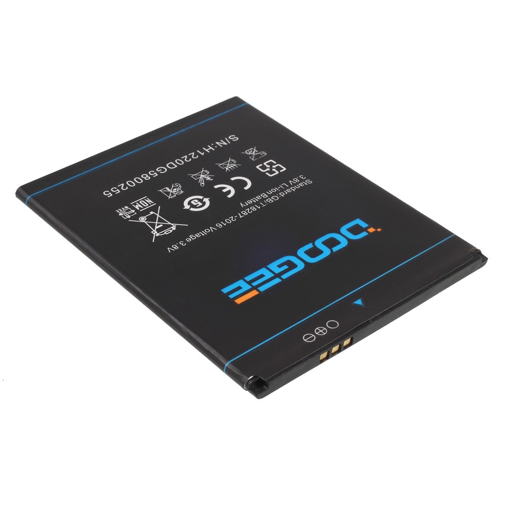 Removable S/N: H1220DG5800255 Li-ion Battery for Doogee KissMe DG580 (2500mAh)-3