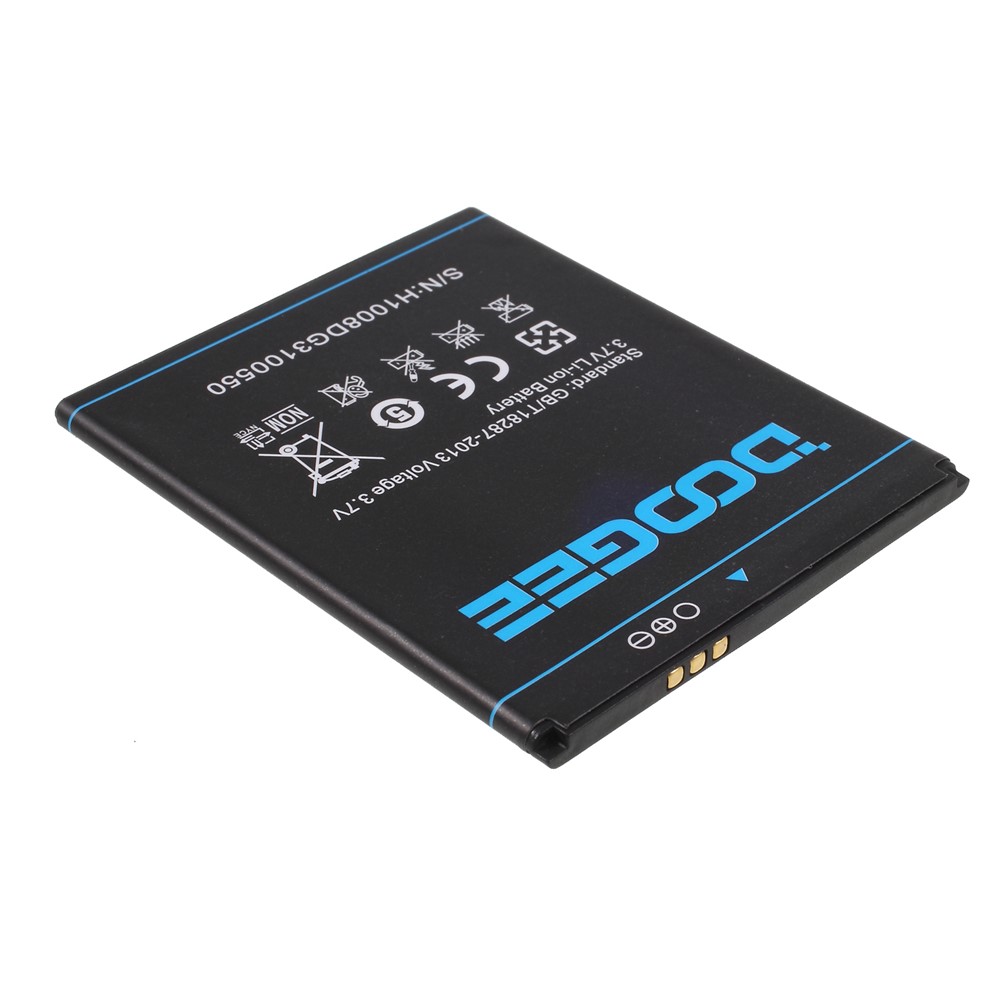 Removable 2000mAh Li-ion S/N: H1008DG3100550 Battery for Doogee DG310-3