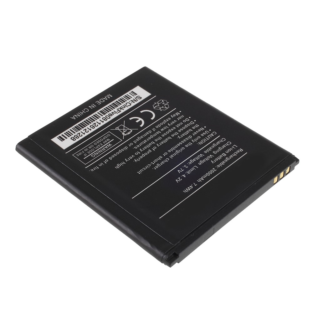 For Wiko Cink Five Rechargeable Li-polymer Battery 2000mAh (S/N: CinkFive081126121288)-4