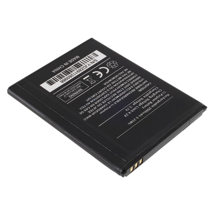 2500mAh Rechargeable Battery Part for Wiko Robby (S/N: YJDZ8911260988)-4