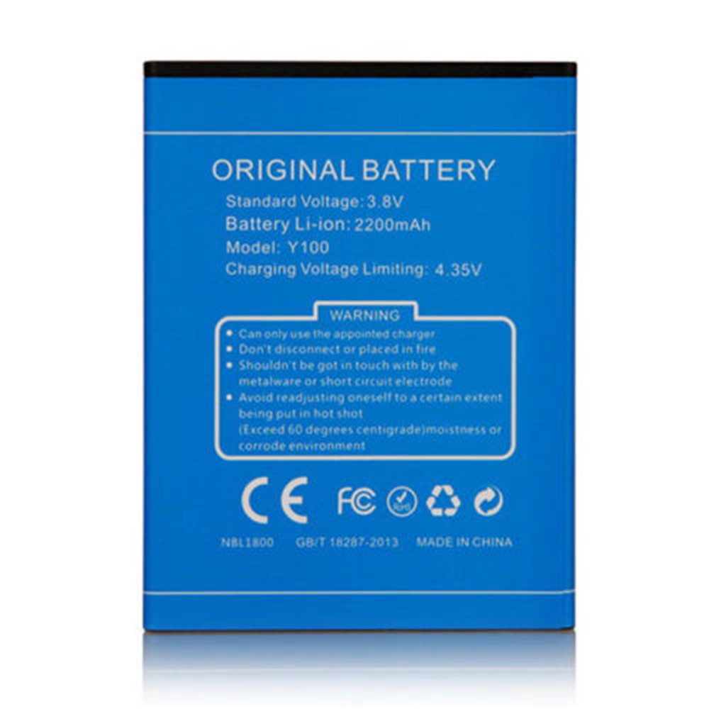 For Doogee Y100 Removable S/N: H0420Y10000450 Li-ion Battery (2200mAh)-2