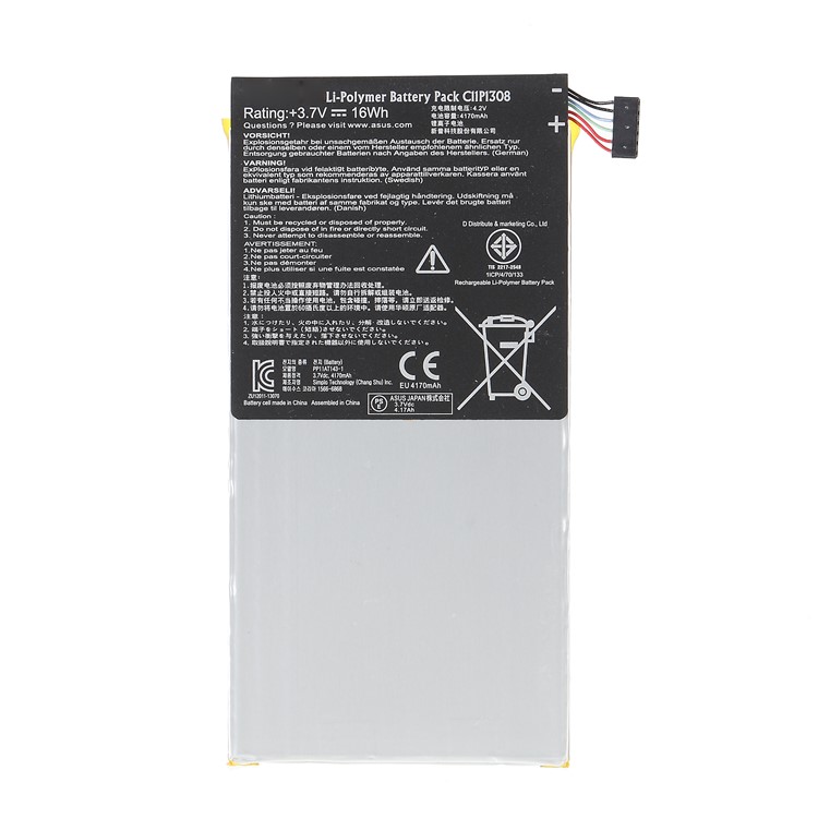 OEM C11P1308 4170mAh Battery Part for ASUS Transformer Pad TF501T TF502T-1