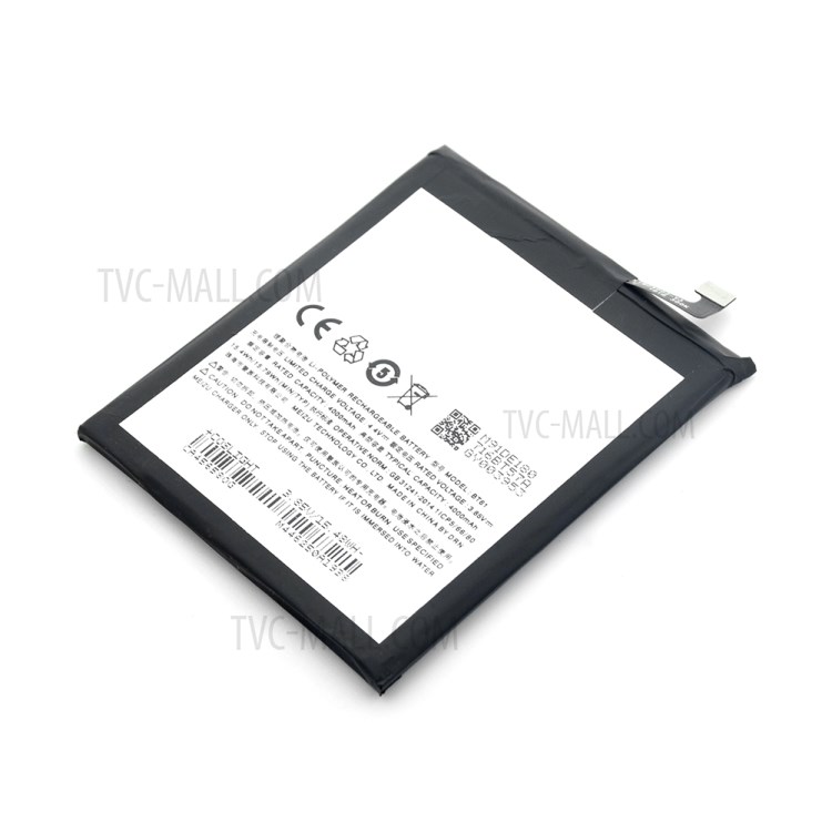 OEM 4000mAh BT61 Li-polymer Battery for Meizu m3 note / Blue Charm Note3-5