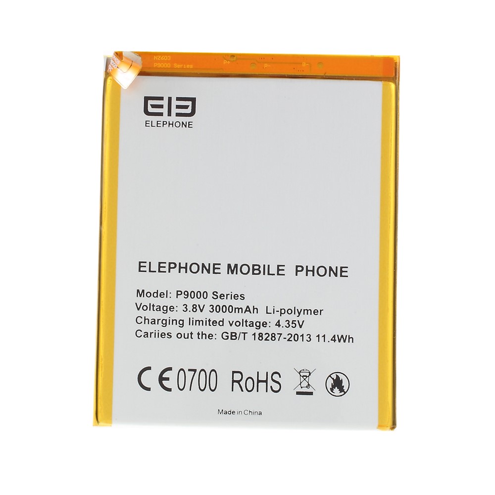 3000mAh Li-polymer Battery for Elephone P9000-1