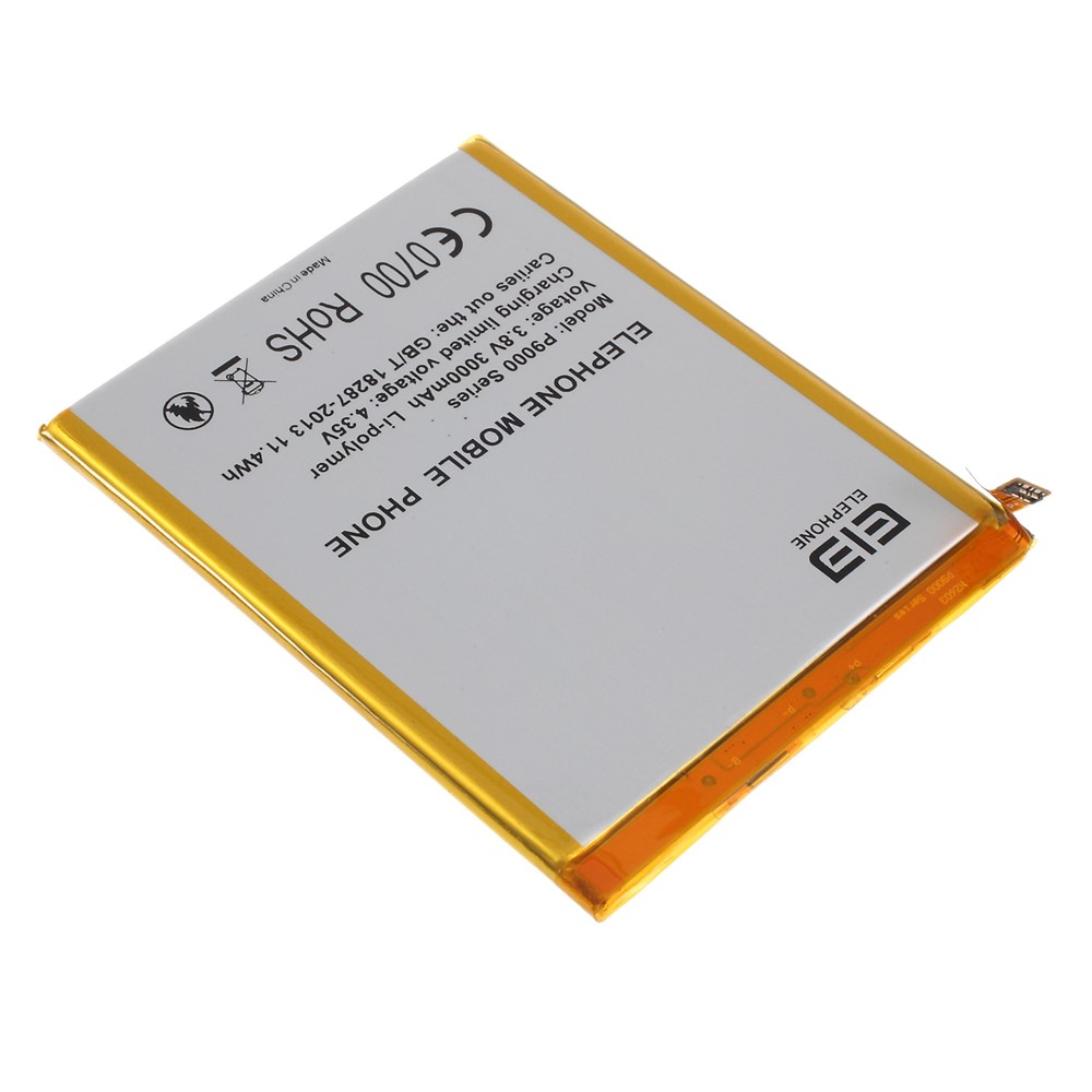 3000mAh Li-polymer Battery for Elephone P9000-3