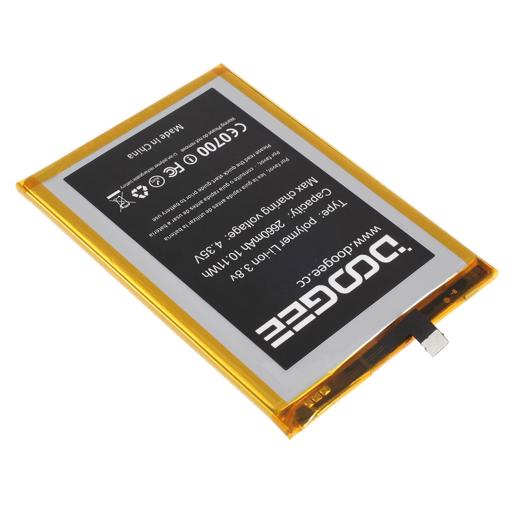 2660mAh Removable Li-ion Polymer Battery for Doogee F5-4