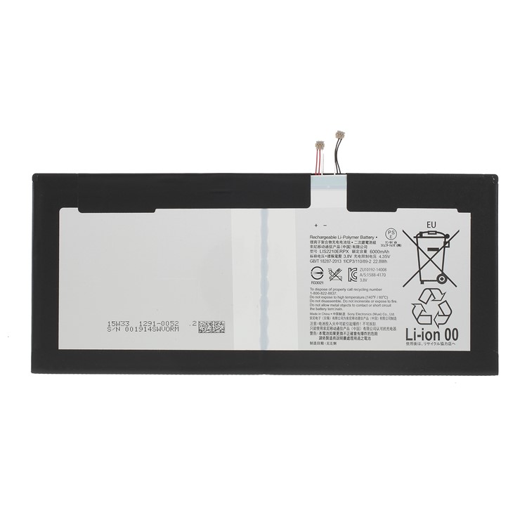 OEM 3.8V 6000mAh Li-polymer Battery for Sony Xperia Z4 Tablet-1