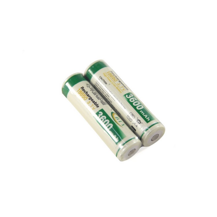 BTY 2PCS High Capacity 3.7V 3600mAh 18650 Lithium Li-ion Rechargeable Batteries-6