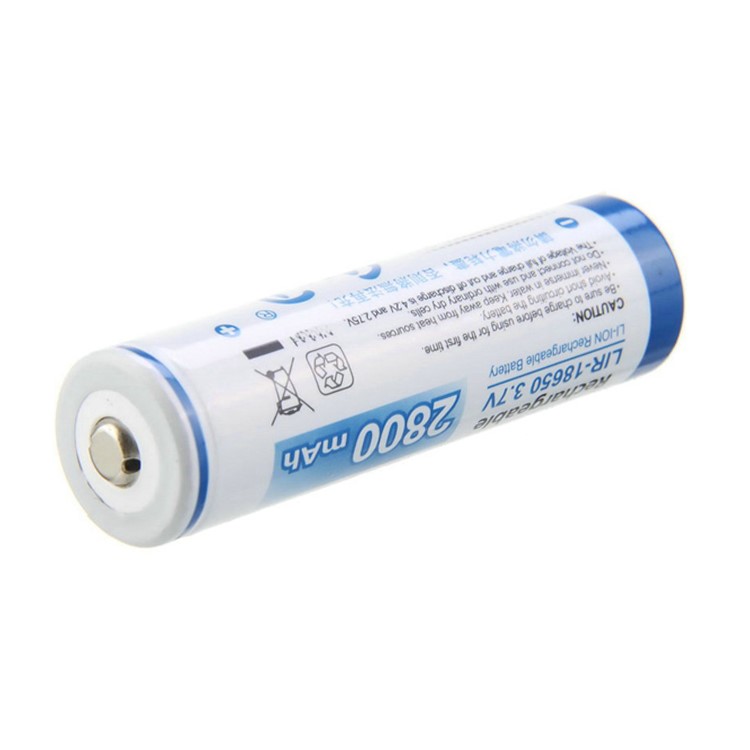 GODP 2PCS 3.7V 2800mAh 18650 Lithium Li-ion Rechargeable Batteries-2