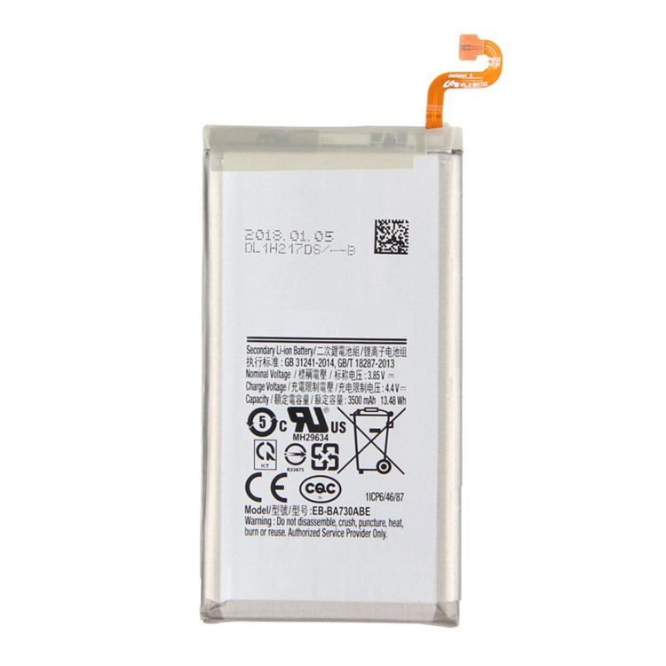 OEM EB-BA730ABE 3.85V 3500mAh Li-polymer Battery for Samsung Galaxy A8+ (2018) A730-1