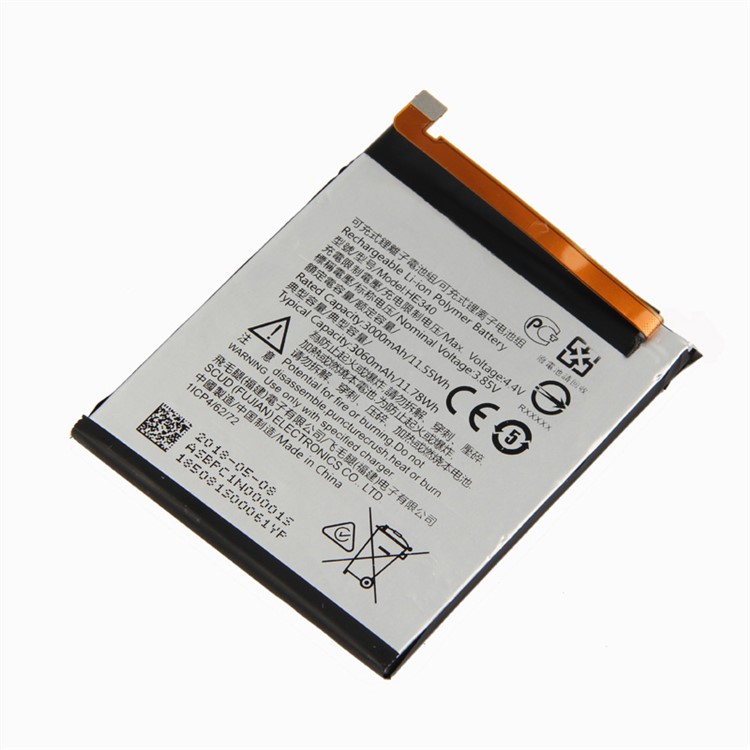 OEM HE340 3000mAh 3.85V Li-Polymer Battery Replacement for Nokia 7-3