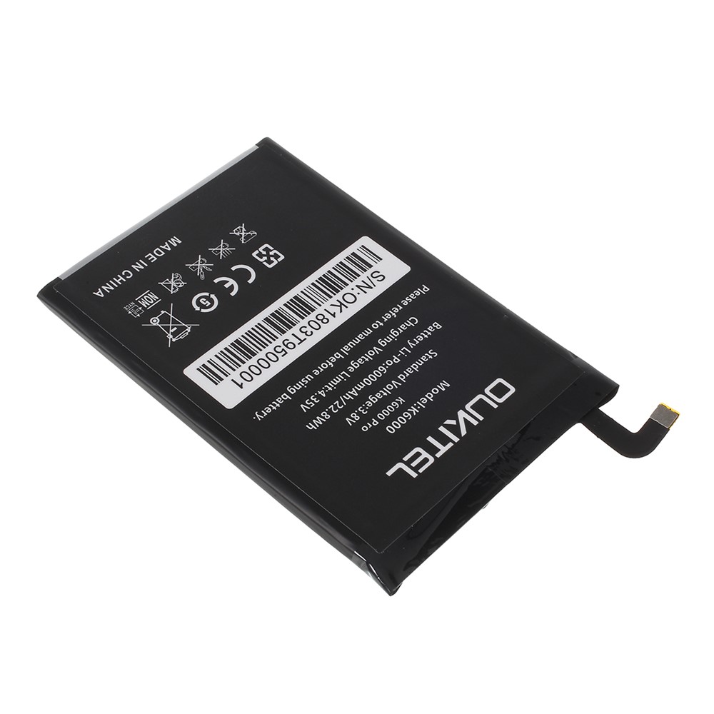 Removable Li-ion Battery for Oukitel K6000 / K6000 Pro 6000mAh-3