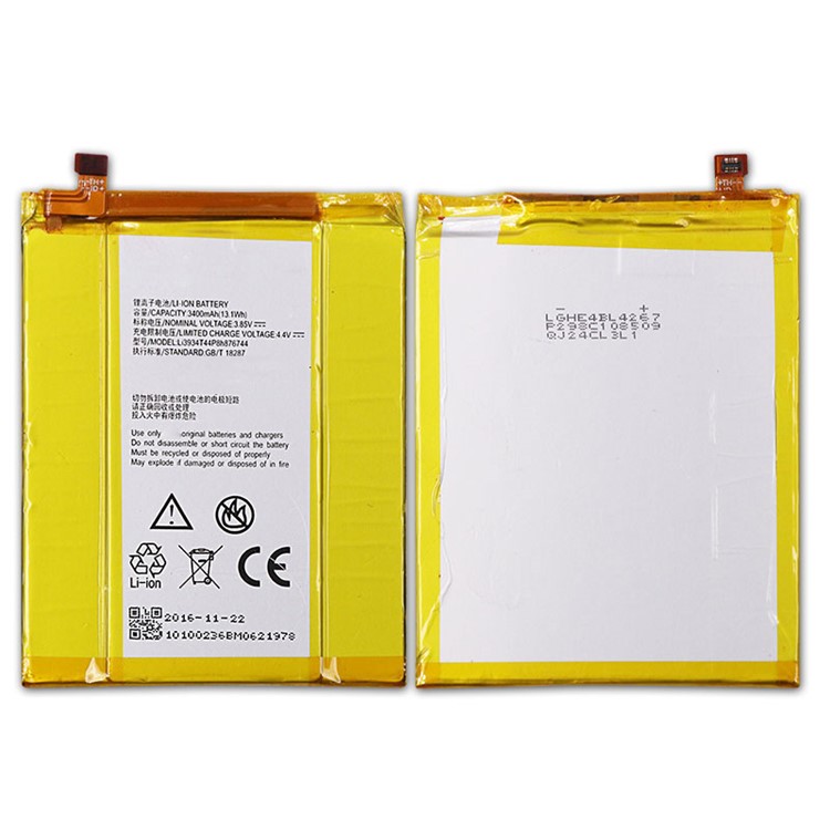 3400mAh 3.8V Li-Polymer Battery Replacement for ZTE Grand Max 2 Z988 / Z981+-1