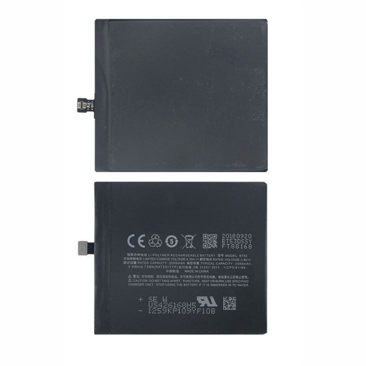 OEM 2560mAh 3.8V Li-Polymer Battery Replacement for Meizu Pro 6 BT53-2