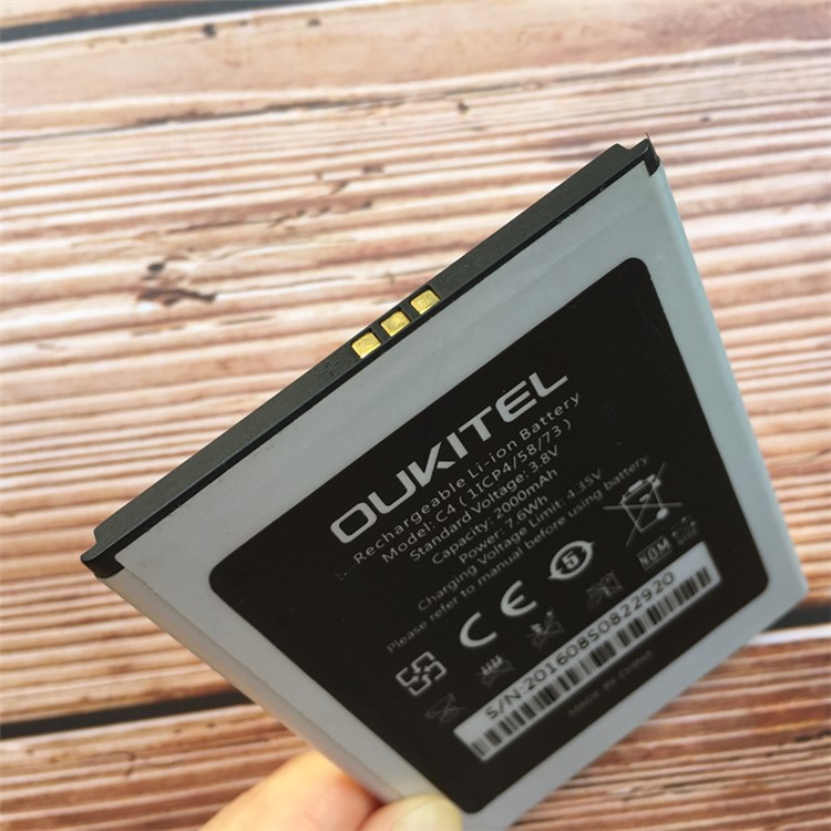 3.8V 2000mAh Li-ion Battery for Oukitel C4-2