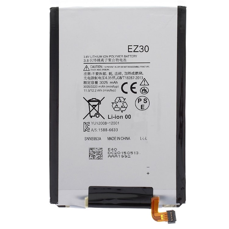 3025mAh OEM Li-polymer Battery Replacement for Motorola Nexus 6 XT1100 XT1103-1