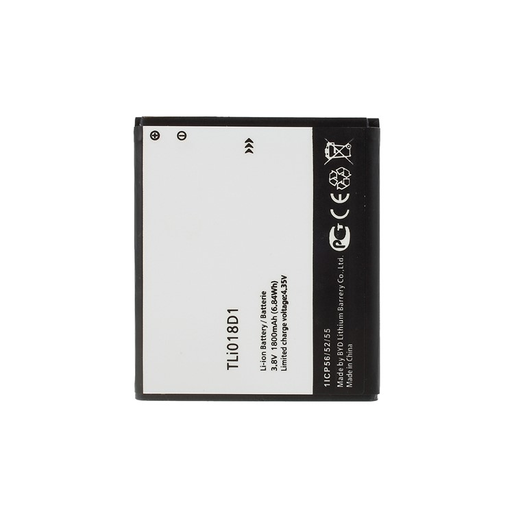 OEM Disassembly 1800mAh TLi018D1 Li-polymer Battery Replacement for Alcatel One Touch OT-5038-2