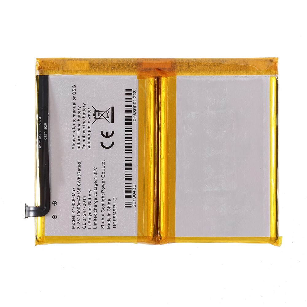 Peça De Substituição Da Bateria Do Li-polímero 10000mah Para O Oukitel K10000-1
