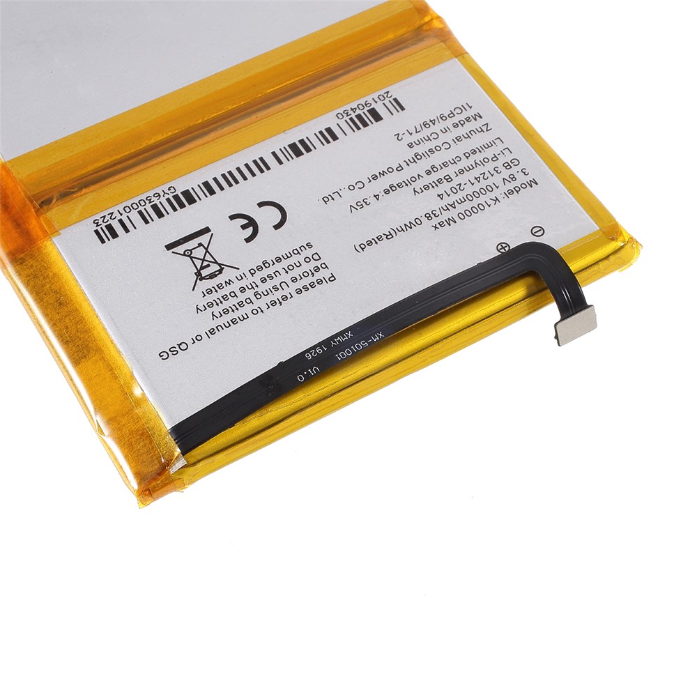 Peça De Substituição Da Bateria Do Li-polímero 10000mah Para O Oukitel K10000-3
