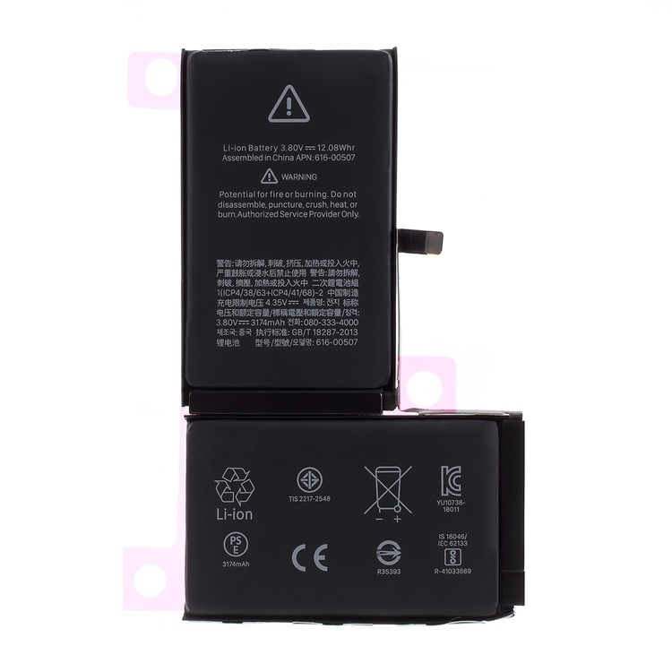 For Apple iPhone XS Max 6.5 inch 3174mAh 3.82V Li-ion Battery and Assembly Flex Cable-3