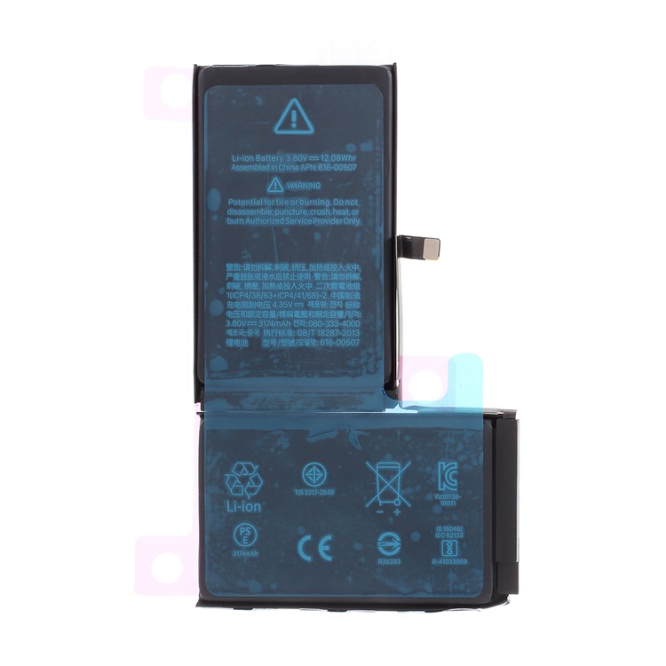 For Apple iPhone XS Max 6.5 inch 3174mAh 3.82V Li-ion Battery and Assembly Flex Cable-5