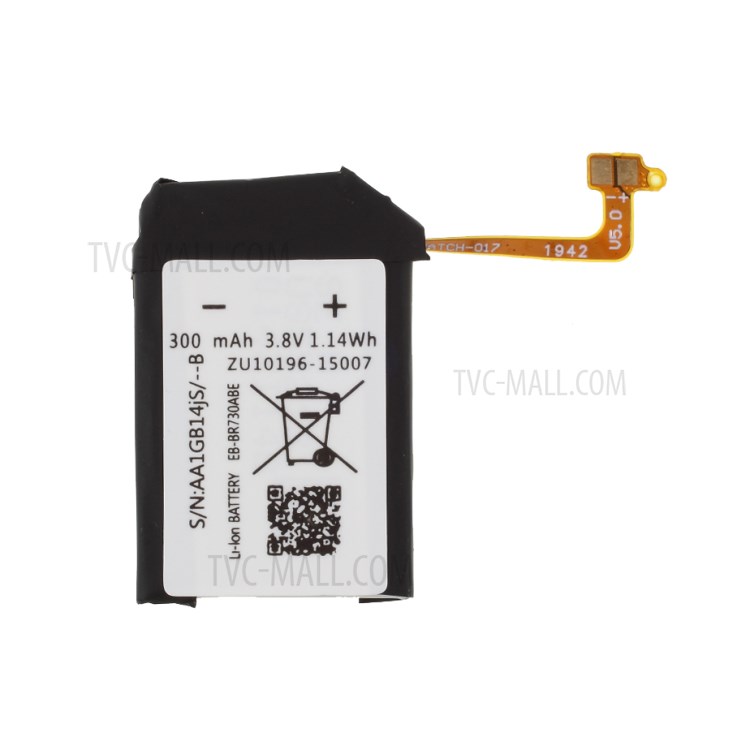 OEM EB-BR730ABE 300mAh Li-polymer Battery for Samsung Gear S2 3G R730-1