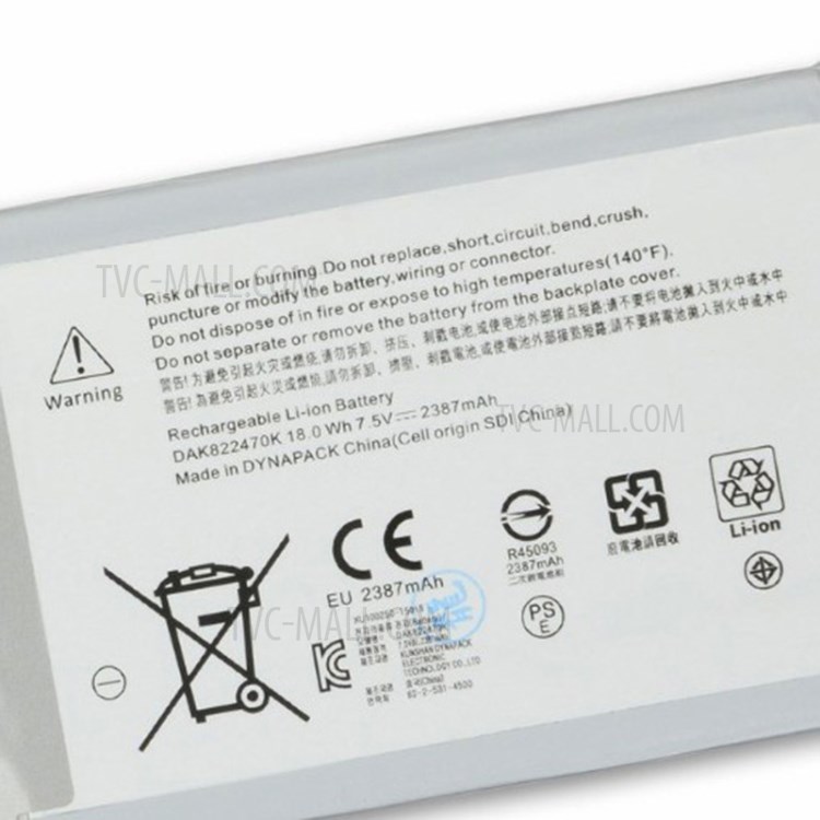 OEM Li-polymer Battery Replacement 2387mAh for Microsoft Surface Book (1st Gen)-3