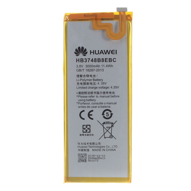 OEM HB3748B8EBC 3000mAh Battery for Huawei Ascend G7-1