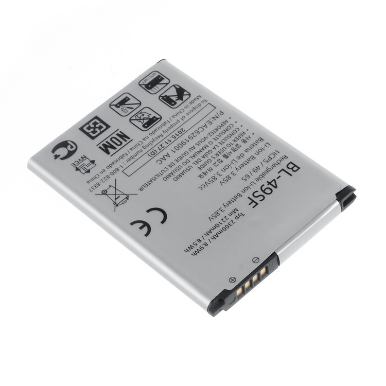 BL-49SF Rechargeable Li-ion Battery 2300mAh for LG G4c H525N/G4 Beat H735T-3