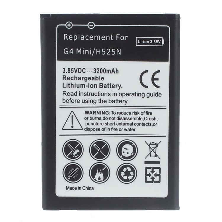 3200mAh Li-ion Battery Replacement for LG G4c H525N/G4 Beat H735T-1