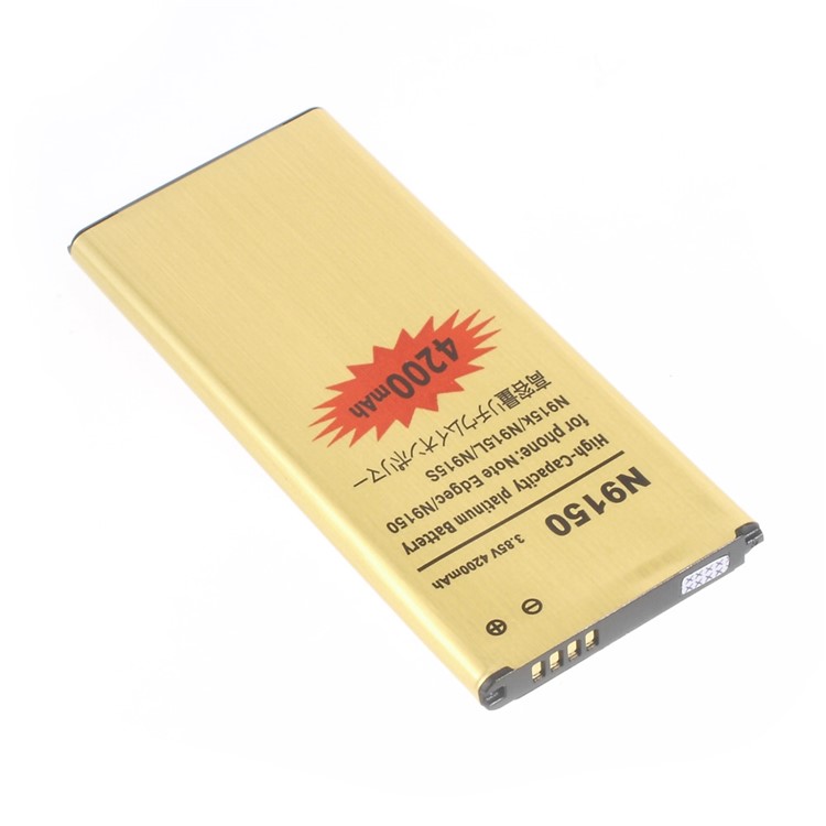 3.85V 4200mAh Gold Color Li-ion Battery Replacement for Samsung Galaxy Note Edge N9150-2