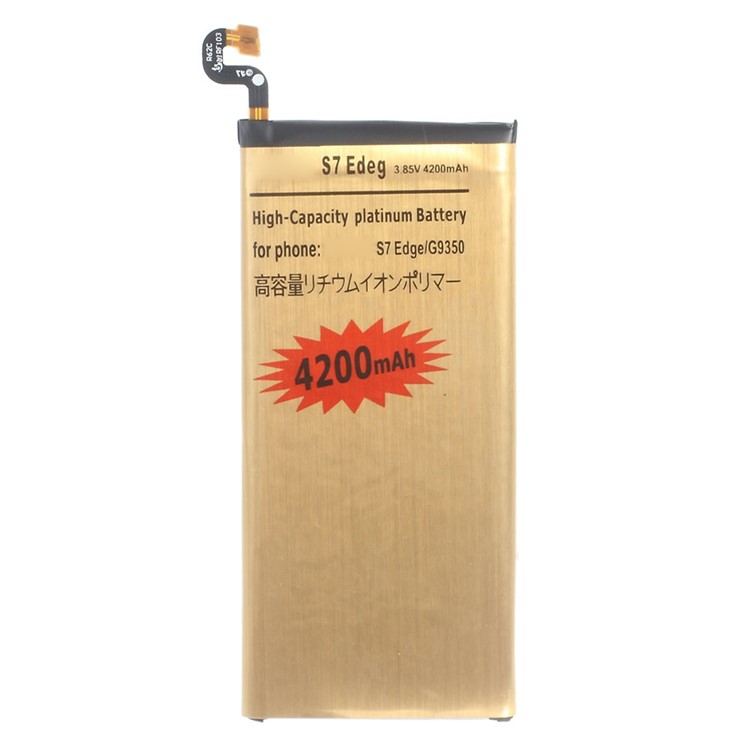 For Samsung Galaxy S7 edge G935 Gold Color Li-polymer Battery Replacement 4200mAh 3.85mAh-1