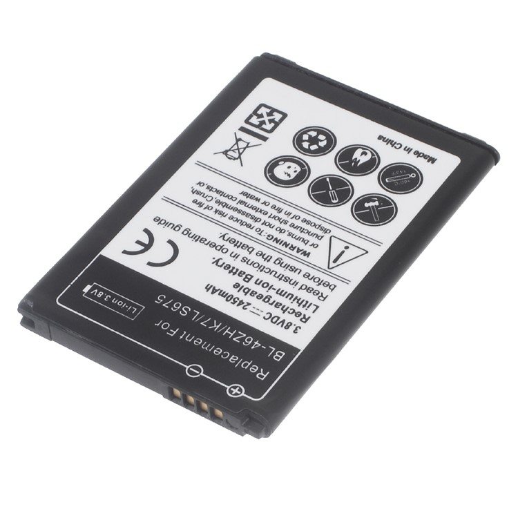 BL-46ZH 2450mAh 3.8V Li-ion Battery for LG K7 Tribute 5 LS675 M1-3