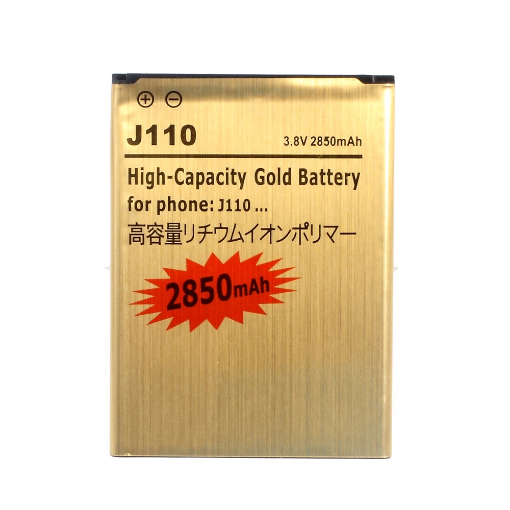 2850mAh Gold Color Li-ion Battery Replacement for Samsung Galaxy J1 Ace SM-J110-1