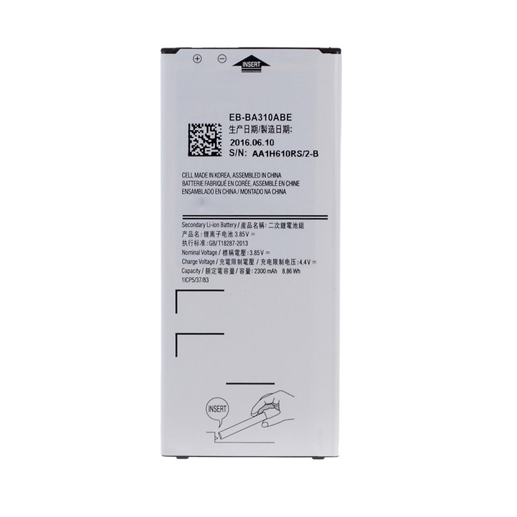 OEM 2300mAh EB-BA310ABE Battery for Samsung Galaxy A3 SM-A310F (2016)-2