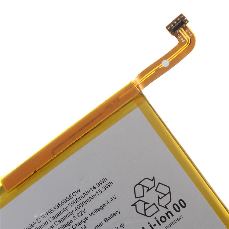 4000mAh OEM Li-polymer Battery Replacement for Huawei Mate 8 (HB396693ECW)-4