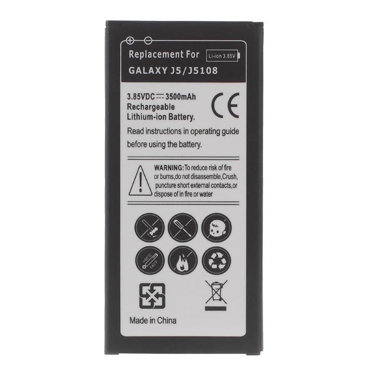 3500mAh Li-ion Battery Replacement for Samsung Galaxy J5 (2016)-1