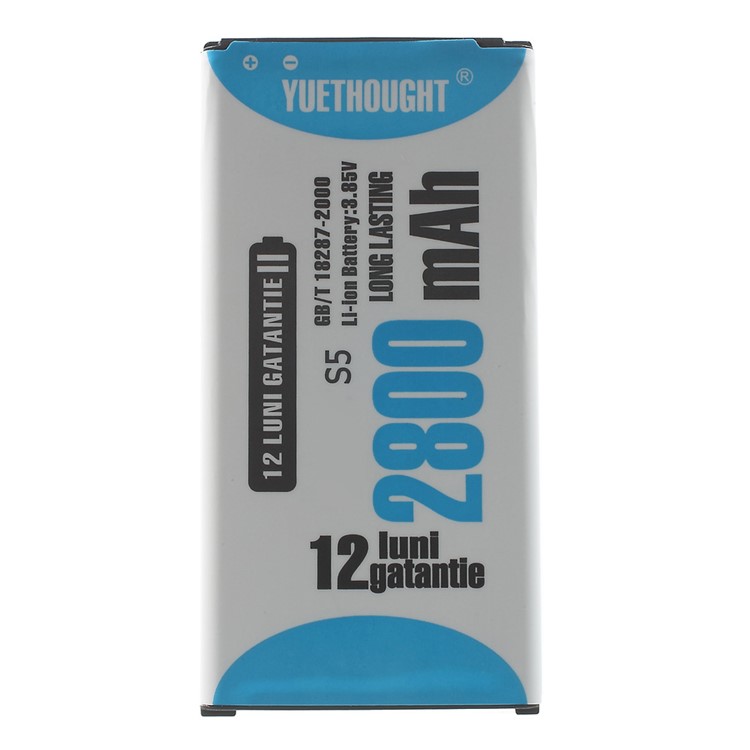 YUETHOUGHT 2800mAh Li-ion Battery Replacement for Samsung Galaxy S5 SM-G900-2