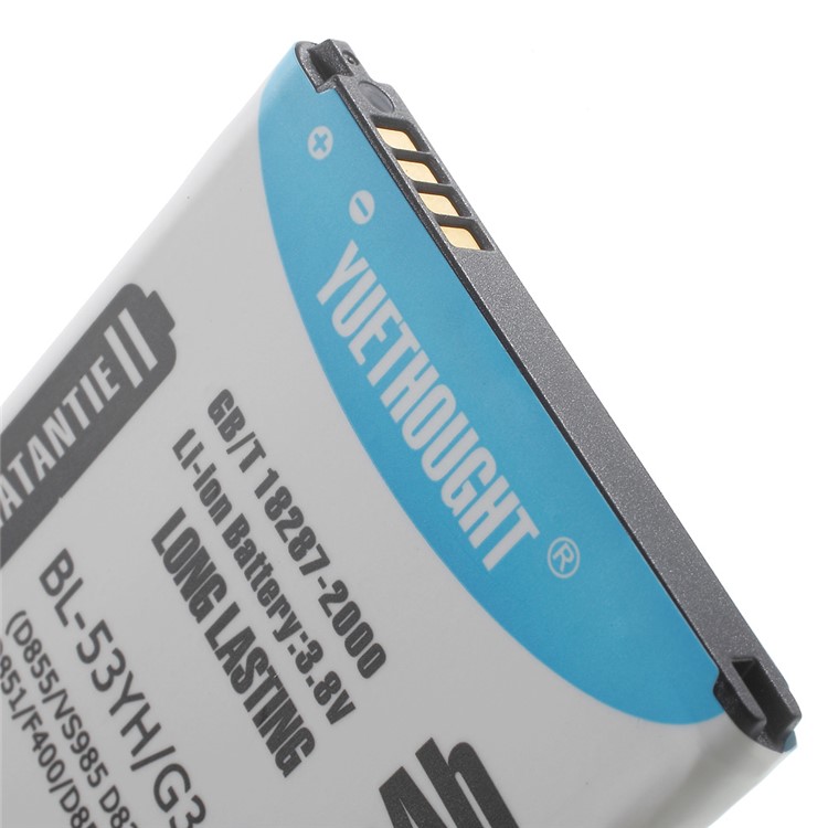 YUETHOUGHT 3000mAh Li-ion Battery Replacement for LG G3 D850 D855 LS990-5