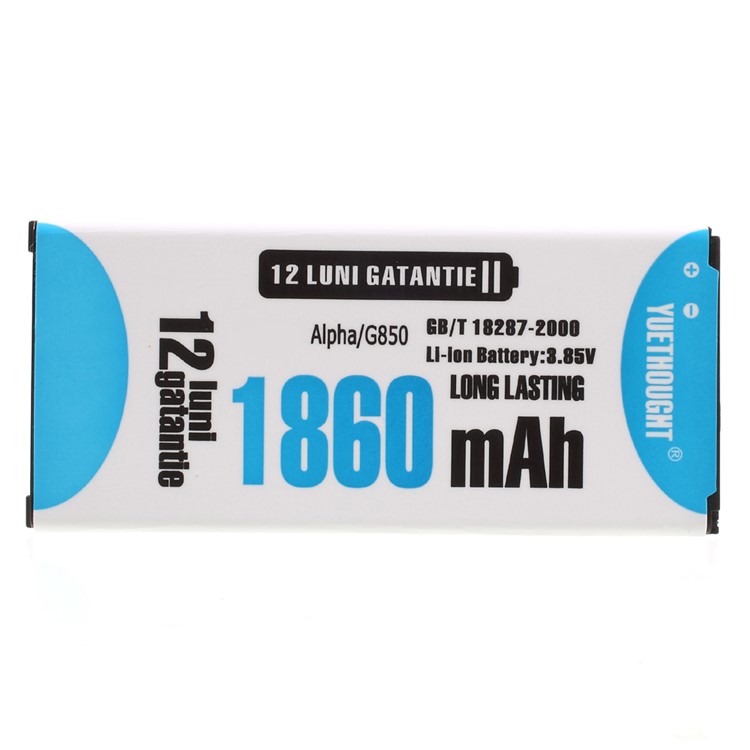 YUETHOUGHT 1860mAh Li-ion Battery Replacement for Samsung Galaxy Alpha SM-G850-3