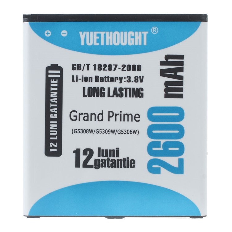 YUETHOUGHT Li-ion Battery 2600mAh for Samsung Galaxy Grand Prime G530-1