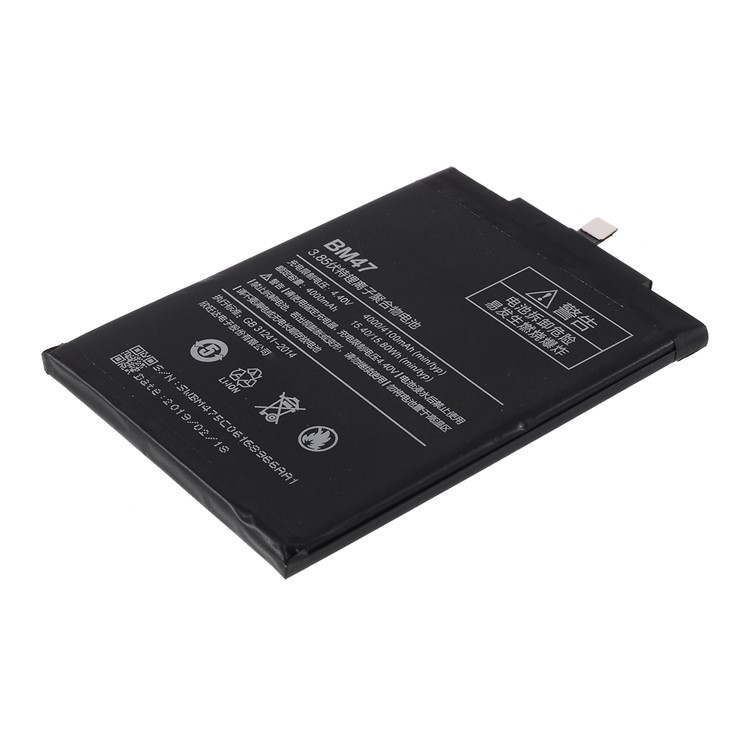 OEM BM47 Li-Polymer Battery Replacement 4000mAh for Xiaomi Redmi 4X 3X / Redmi 3 / 3S / Pro-3