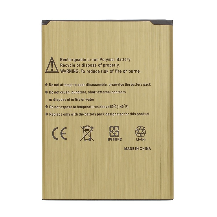 2650mAh Rechargeable Li-Polymer Gold Color Battery for Samsung Galaxy J1 (2016) J120/J120F-2