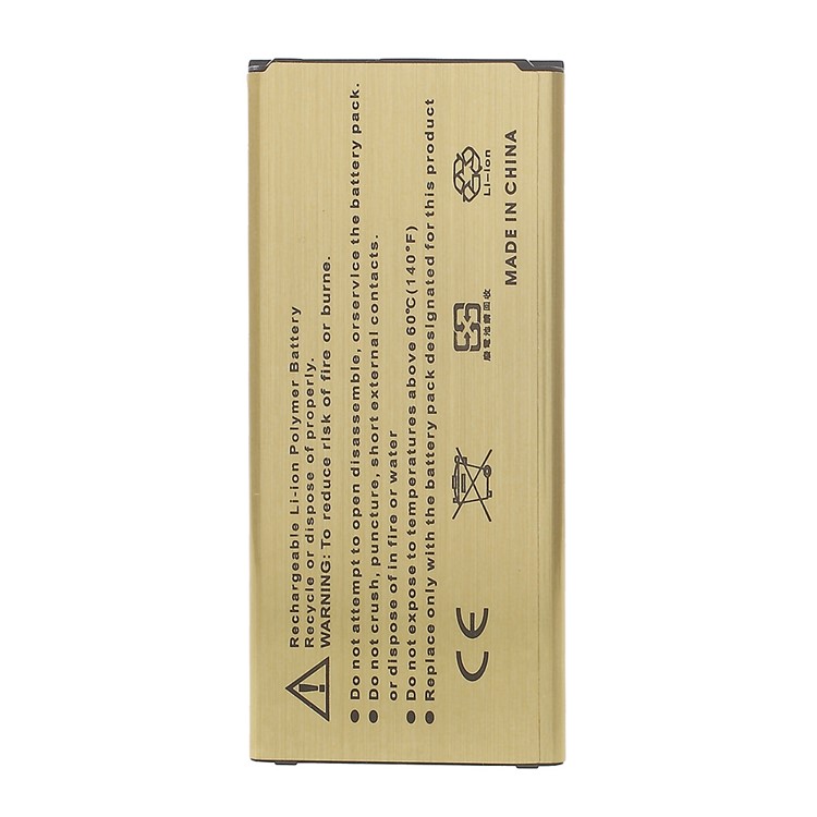 2850mAh Gold Color Rechargeable Li-Polymer Battery for Samsung Galaxy A3 SM-A310F (2016)-2
