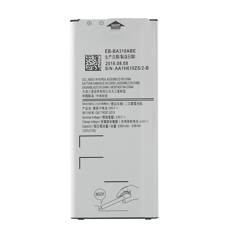 EB-BA310ABE 3.85V 2300mAh Li-ion Battery for Samsung Galaxy A3 (2016) A310 /A5310-2