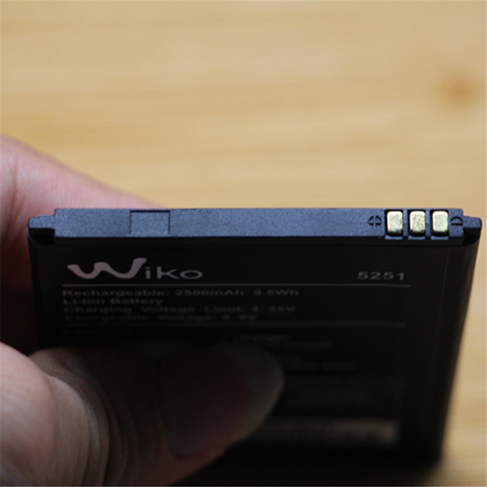 2500mAh Li-ion Battery Replacement for Wiko 5251-3